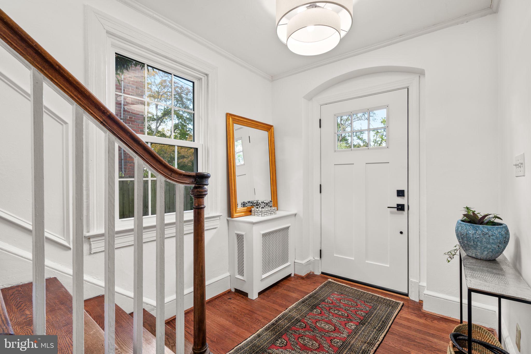 1364 Locust Road Northwest Washington, DC 20012 - Photo 5 of 43 Open Foyer