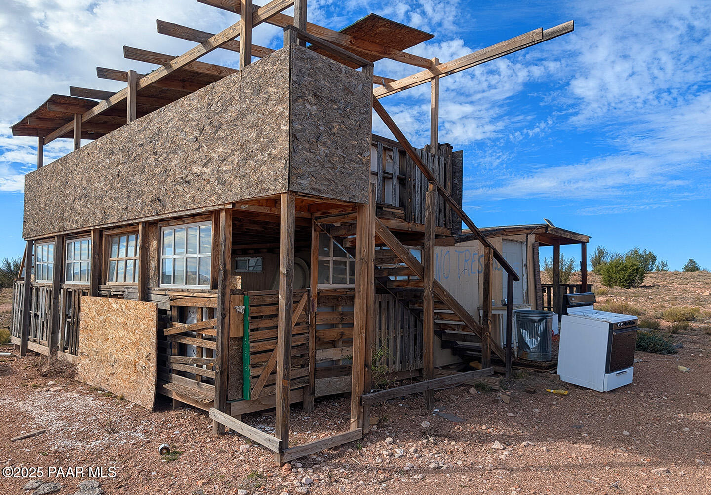 0 West Via Dolorosa Road Seligman, AZ 86337 - Photo 32 of 39 a view of a house with a backyard