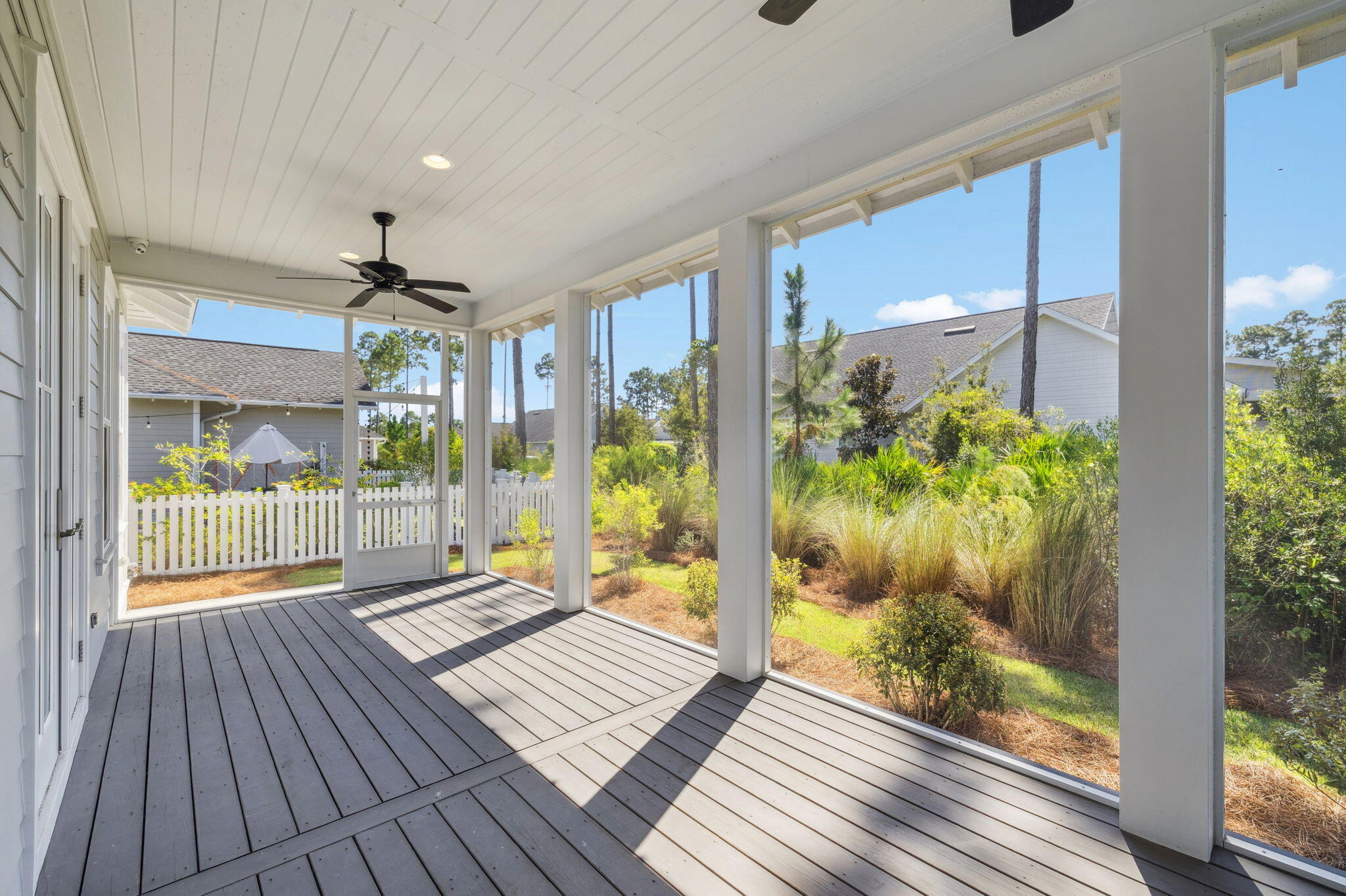 184 Trailhead Drive Inlet Beach, FL 32461 - Photo 12 of 49 a view of a room with wooden floor and door