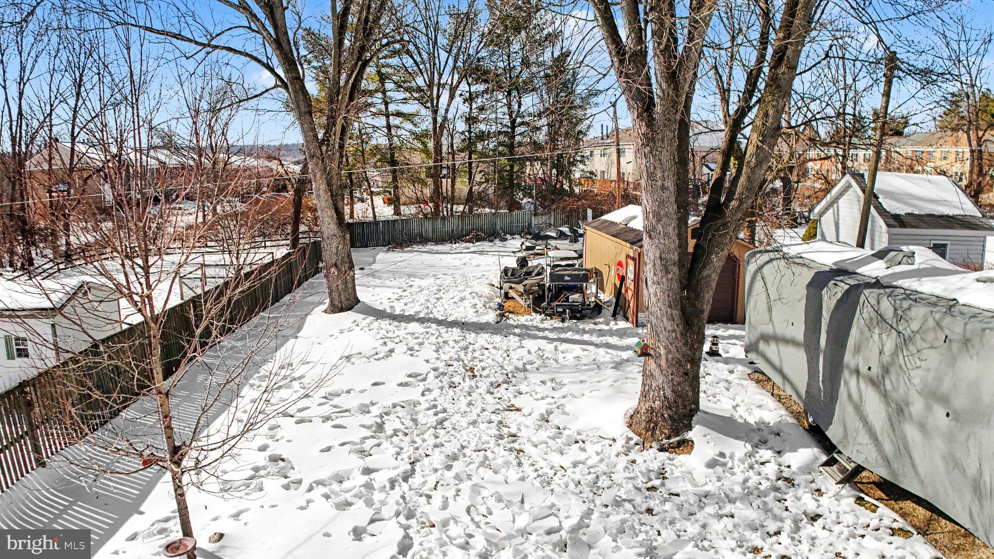10414 Greentop Road Cockeysville, MD 21030 - Photo 34 of 39 Fully Fenced Rear Yard