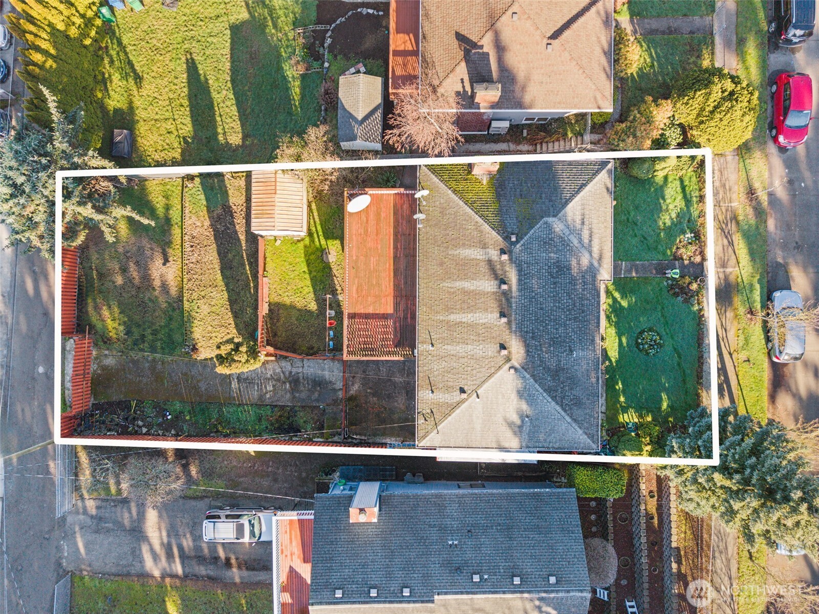 8829 20th Avenue Southwest Seattle, WA 98106 - Photo 40 of 40 an aerial view of houses with street