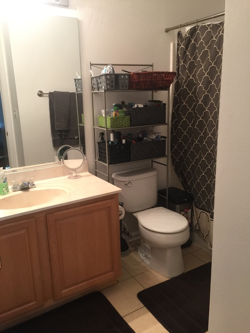 3493 Ravinia Circle, Unit 3493 Aurora, IL 60504 - Photo 13 of 18 a bathroom with a sink toilet and shower