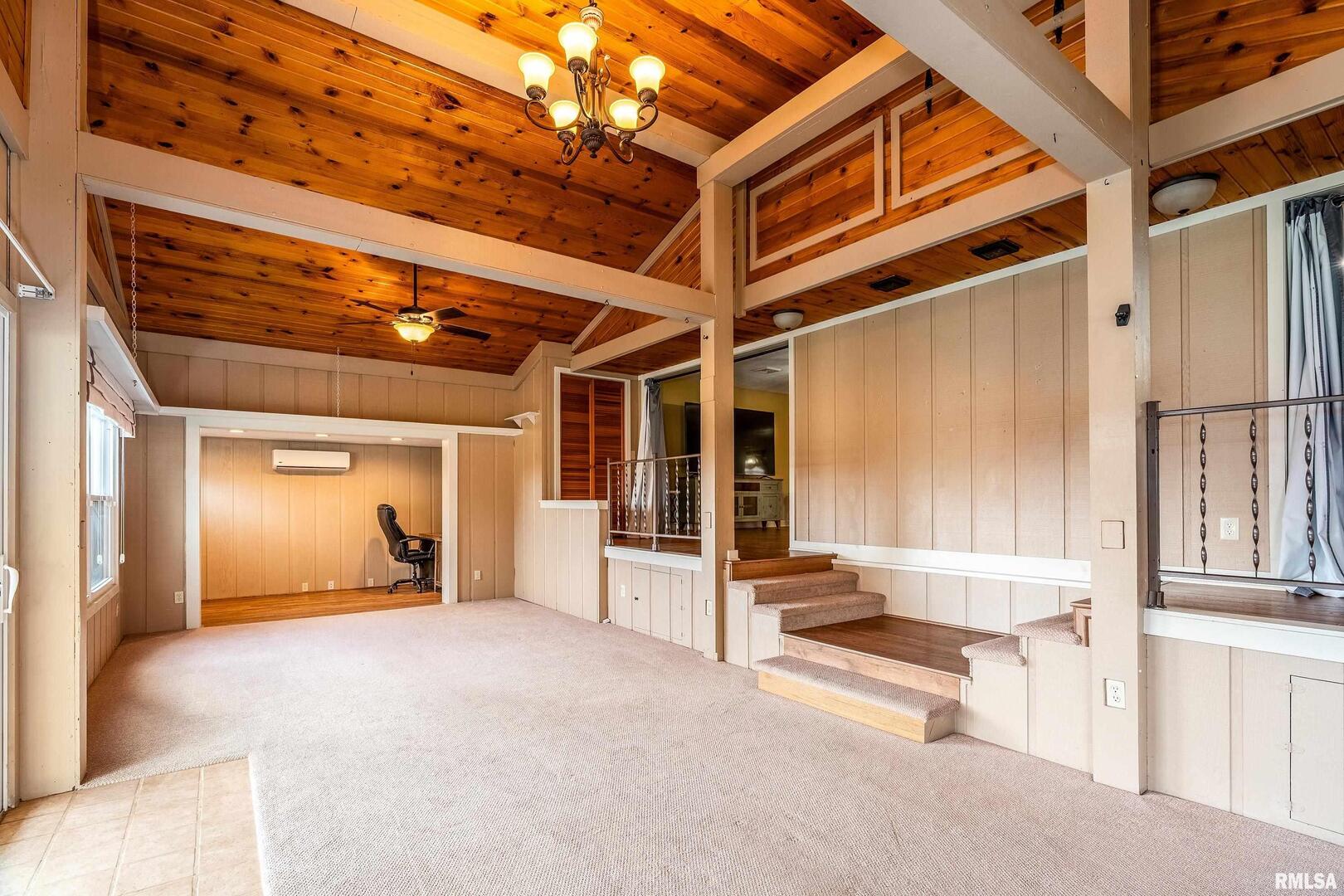 9784 Highway 127 Murphysboro, IL 62966 - Photo 24 of 60 a view of an empty room with a fireplace