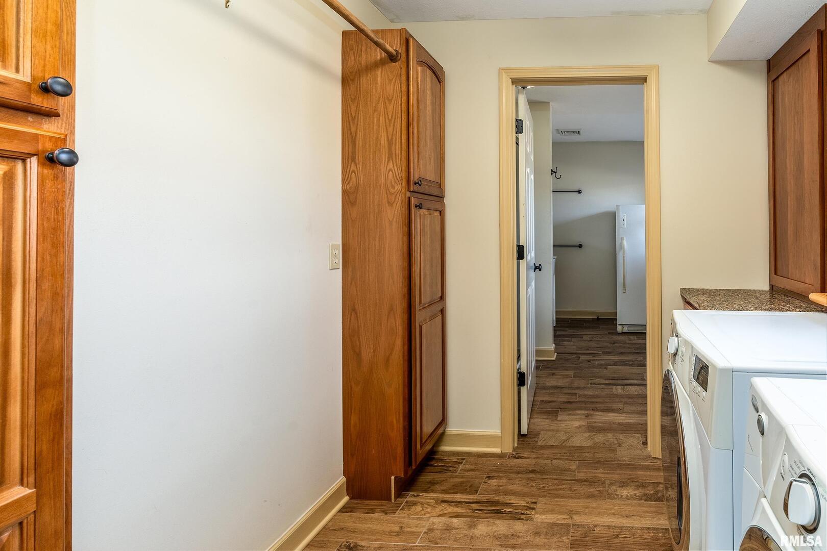 9784 Highway 127 Murphysboro, IL 62966 - Photo 39 of 60 a view of a hallway with wooden floor