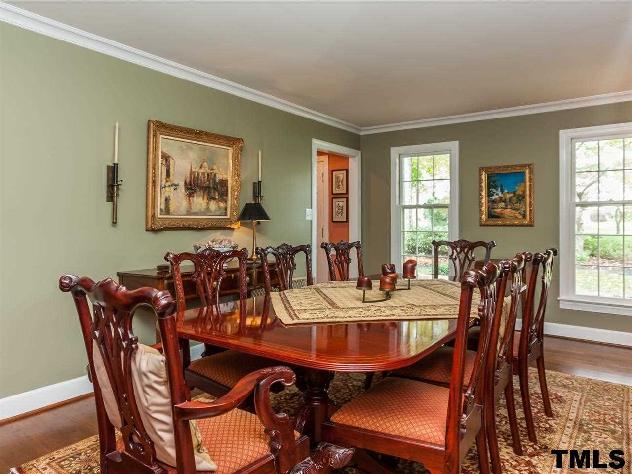 1804 Pony Run Road Raleigh, NC 27615 - Photo 4 of 25 a view of a dining room with furniture