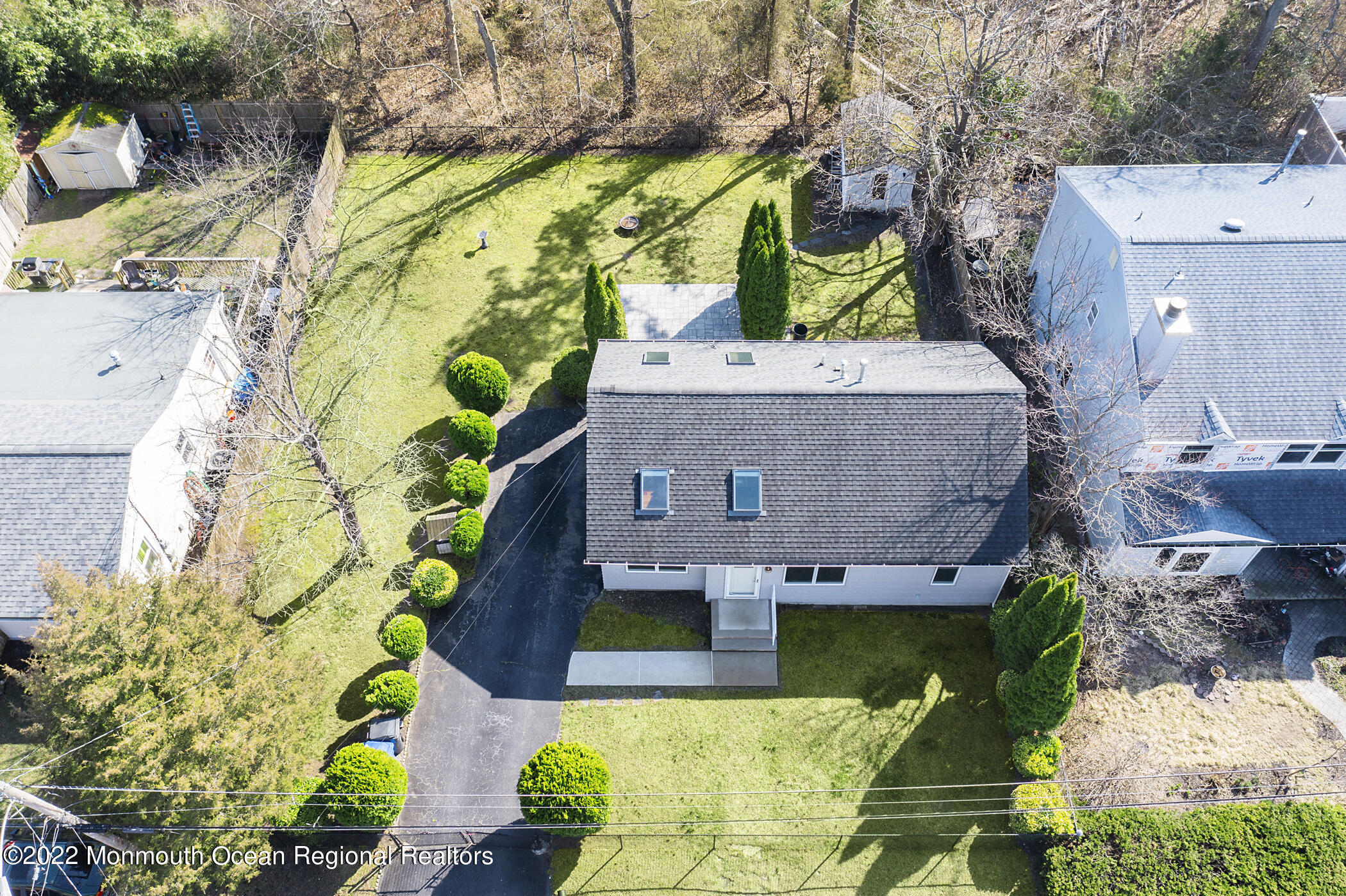241 Timberline Road Toms River, NJ 08753 - Photo 8 of 29 an aerial view of a house with a yard and garden