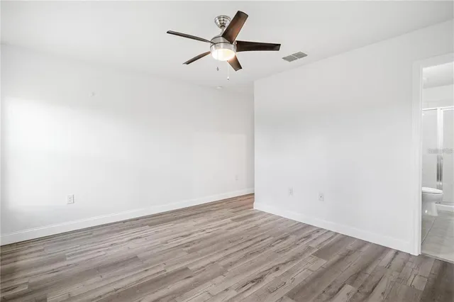 wooden floor in an empty room