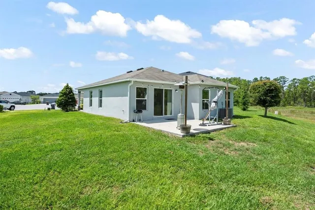 a view of an outdoor space and a yard