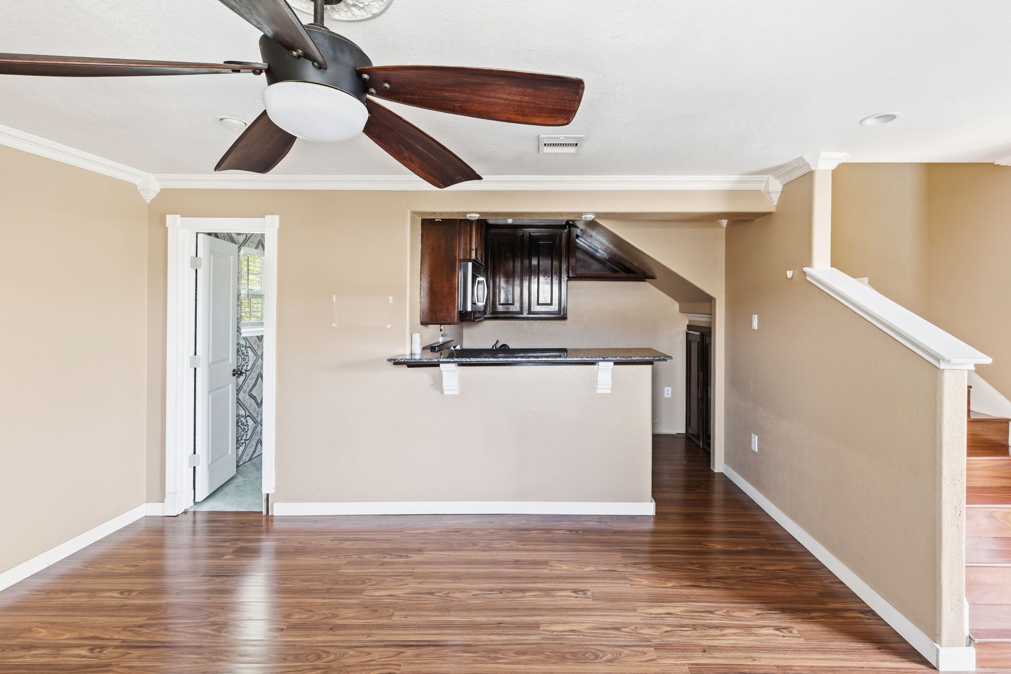 4422 Sandydale Lane Houston, TX 77039 - Photo 26 of 36 a view of a livingroom with wooden floor