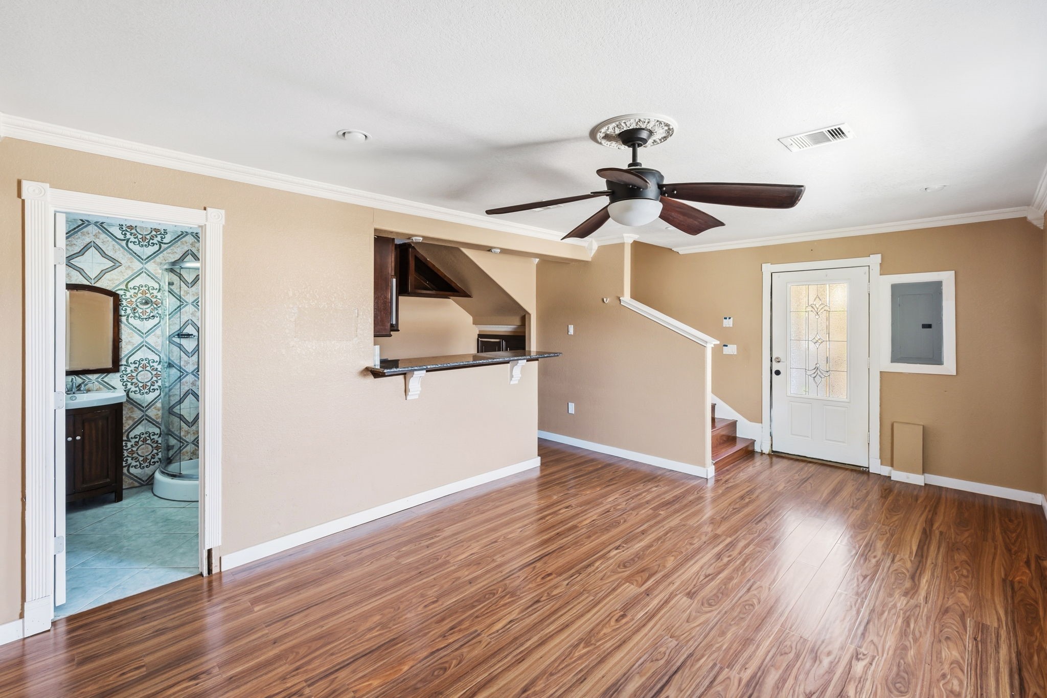 4422 Sandydale Lane Houston, TX 77039 - Photo 27 of 36 a view of a livingroom with wooden floor
