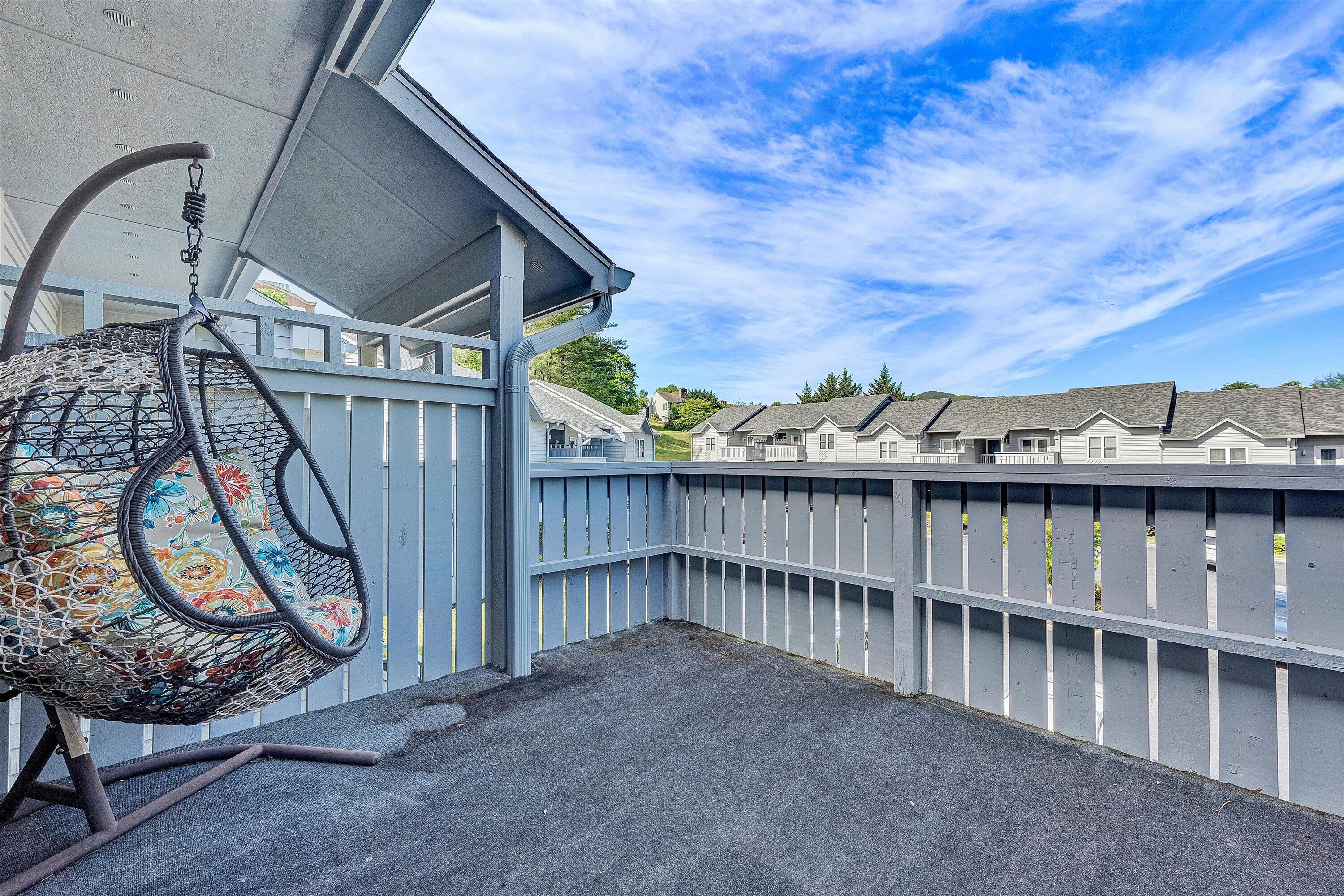 1913 South Clearing Road Salem, VA 24153 - Photo 11 of 28 a view of a roof deck with wooden fence and floor