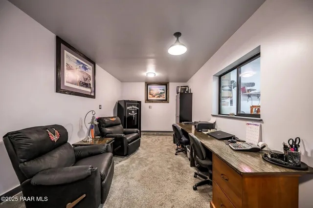 a view of a car garage