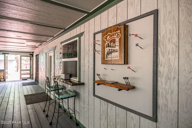 a front view of house with a yard and garage