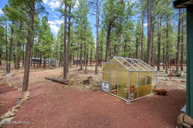 a view of an outdoor space and a yard