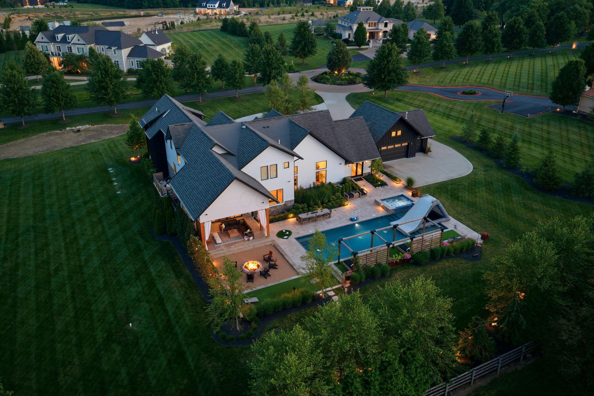 10122 Concord Road Dublin, OH 43017 - Photo 116 of 119 Evening Birdseye View