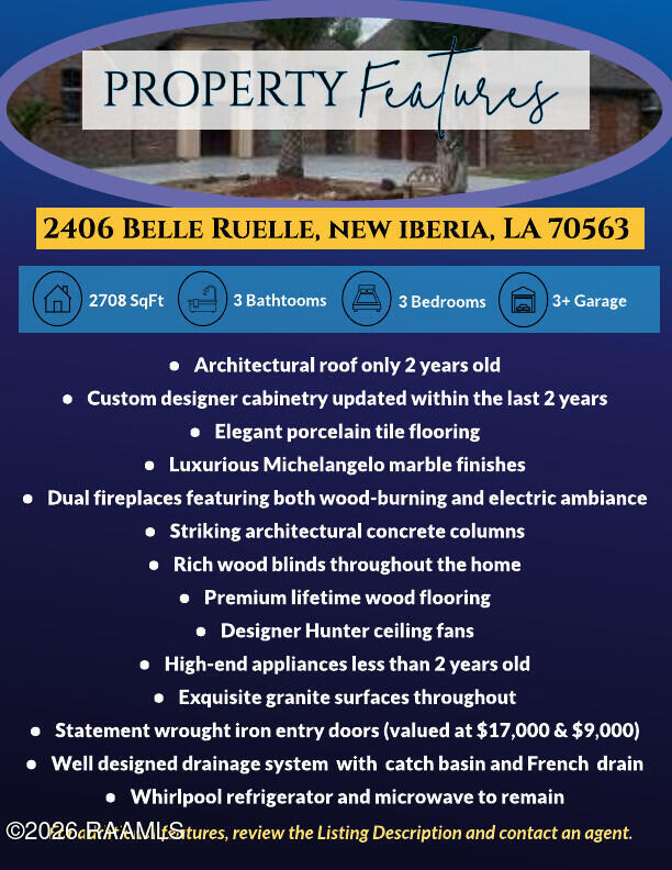 2406 Belle Ruelle Street New Iberia, LA 70563 - Photo 2 of 46