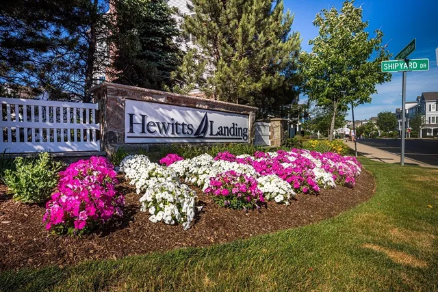 a street filled with lots of flowers and trees