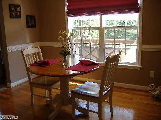 110 Hagen Road Advance, NC 27006 - Photo 7 of 16 Breakfast. Breakfast Area overlooks Deck and Back Yard.
