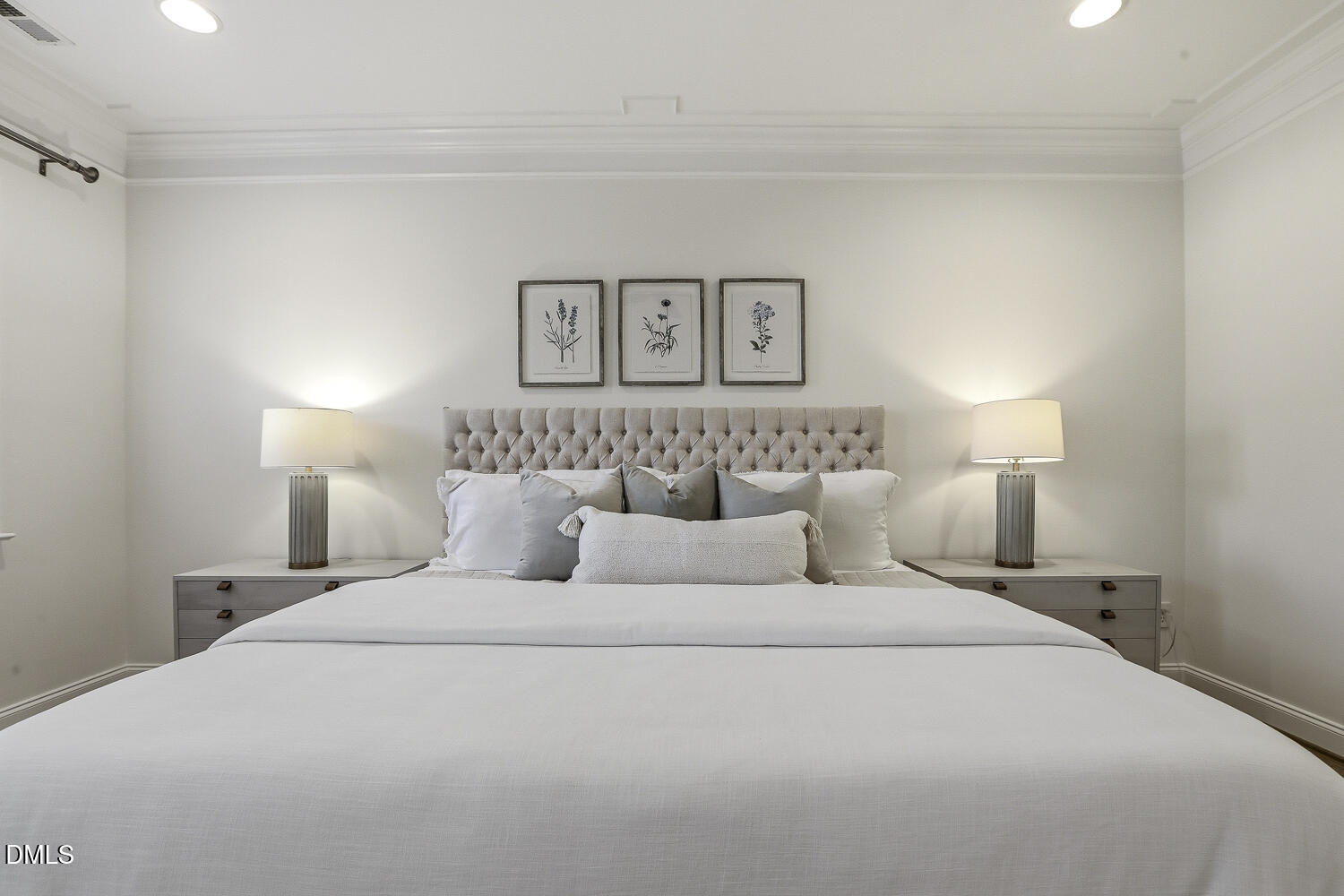 3124 Briar Stream Run Raleigh, NC 27612 - Photo 32 of 57 a bedroom with a bed and a night lamp