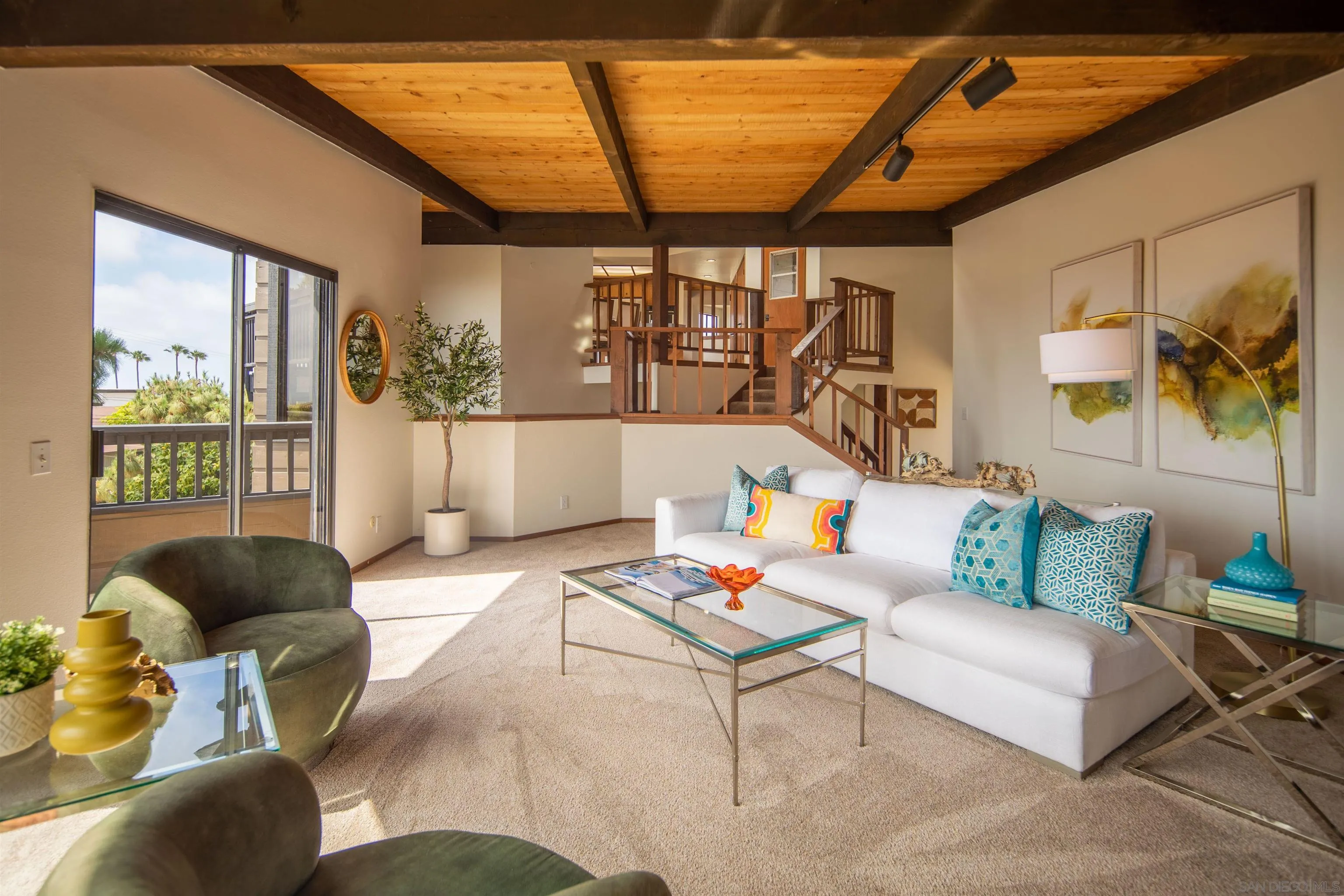 1005 Cornish Drive San Diego, CA 92107 - Photo 4 of 71 a living room with furniture and a large window