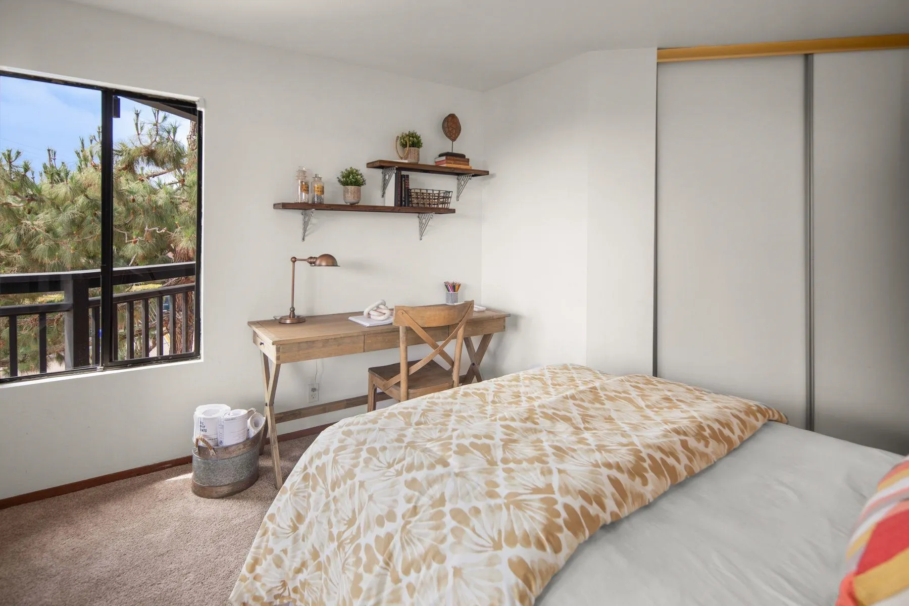 1005 Cornish Drive San Diego, CA 92107 - Photo 45 of 71 a bedroom with a bed and a window