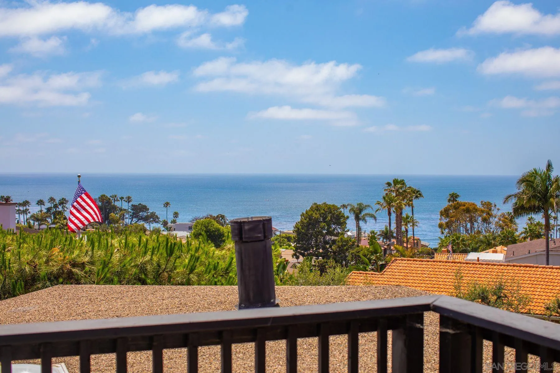 1005 Cornish Drive San Diego, CA 92107 - Photo 48 of 71 a view of a balcony with an ocean view