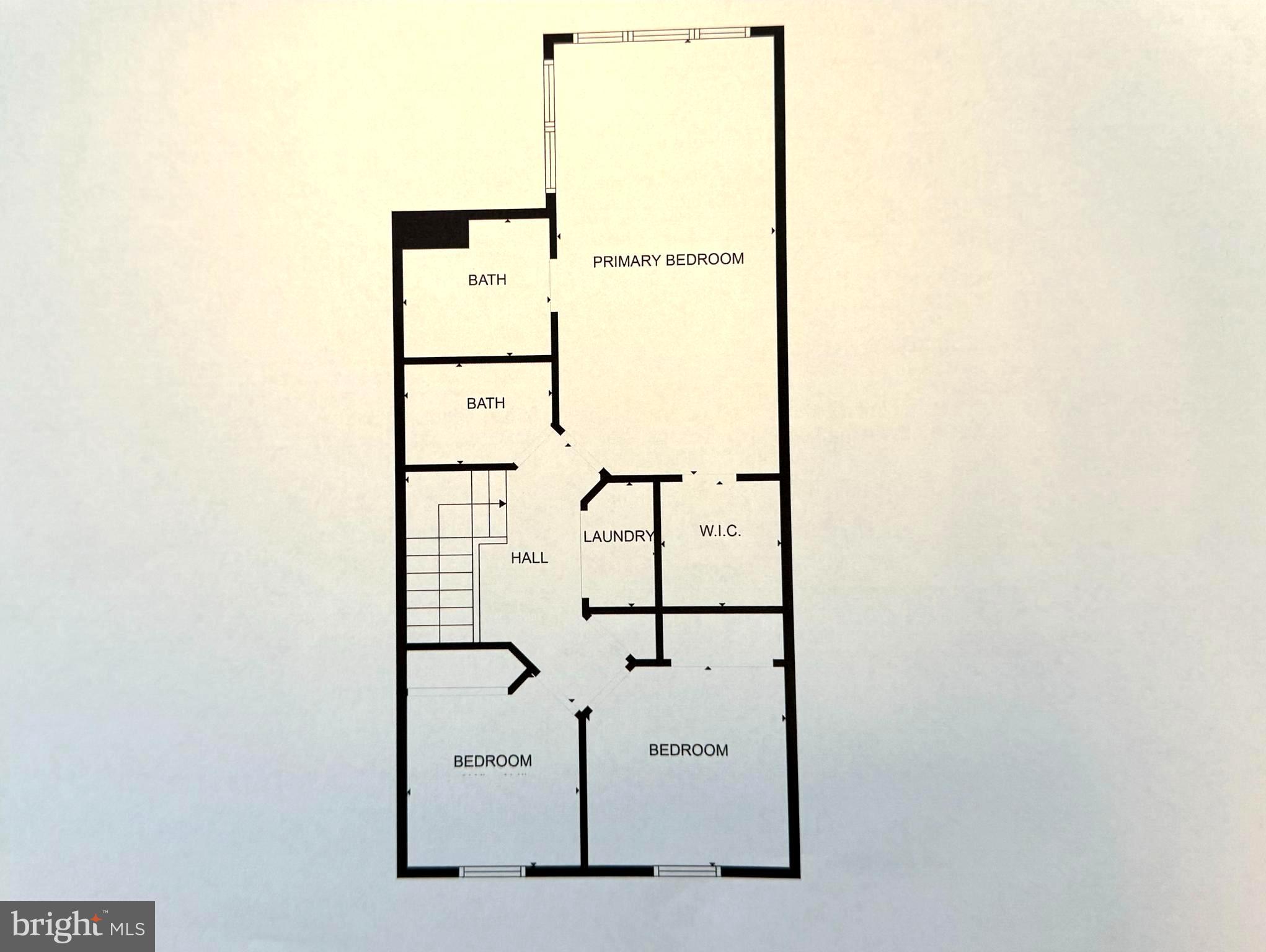 1244 Fenwick Road Aberdeen, MD 21001 - Photo 50 of 51 Upper level floor plan