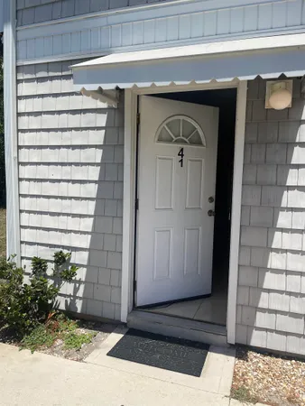 a view of front door