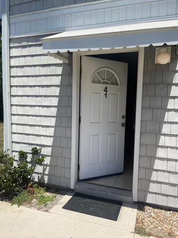 a view of front door