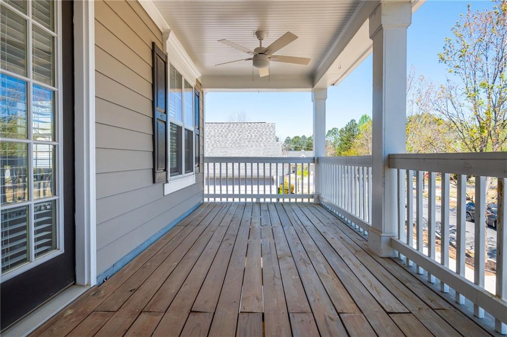 4150 Lake Pass Lane Suwanee, GA 30024 - Photo 40 of 46 a view of balcony with wooden floor