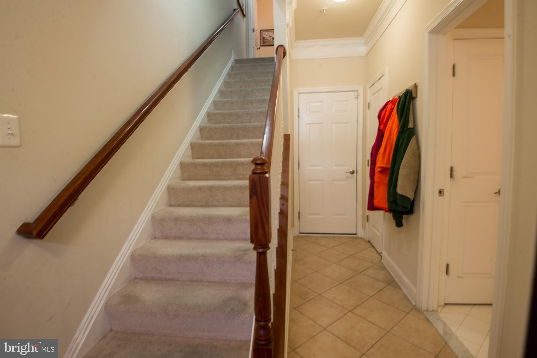 8 Meridian Lane Towson, MD 21286 - Photo 30 of 39 a view of a hallway with stairs and a hallway