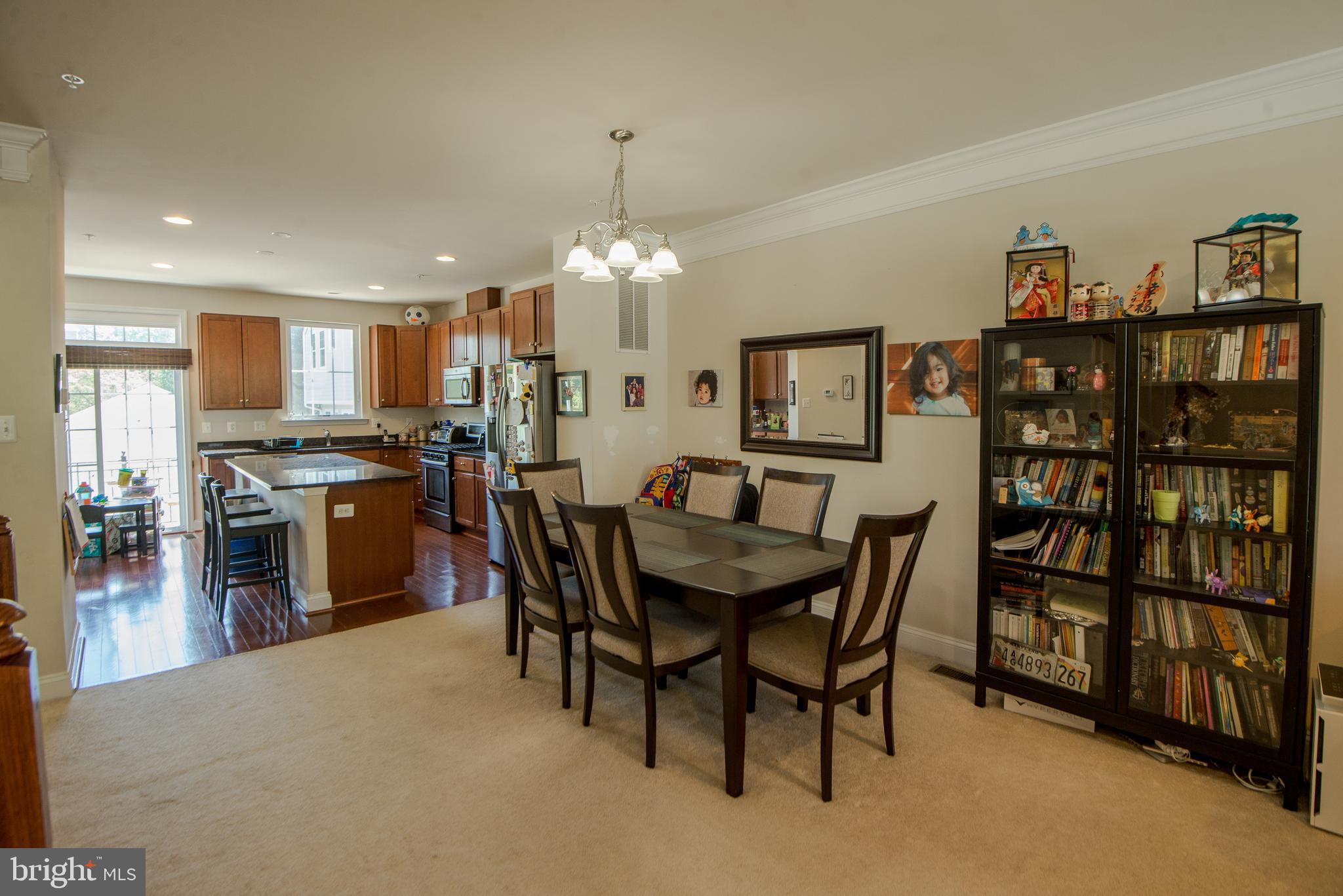 8 Meridian Lane Towson, MD 21286 - Photo 10 of 39 a view of a dining room kitchen and a window