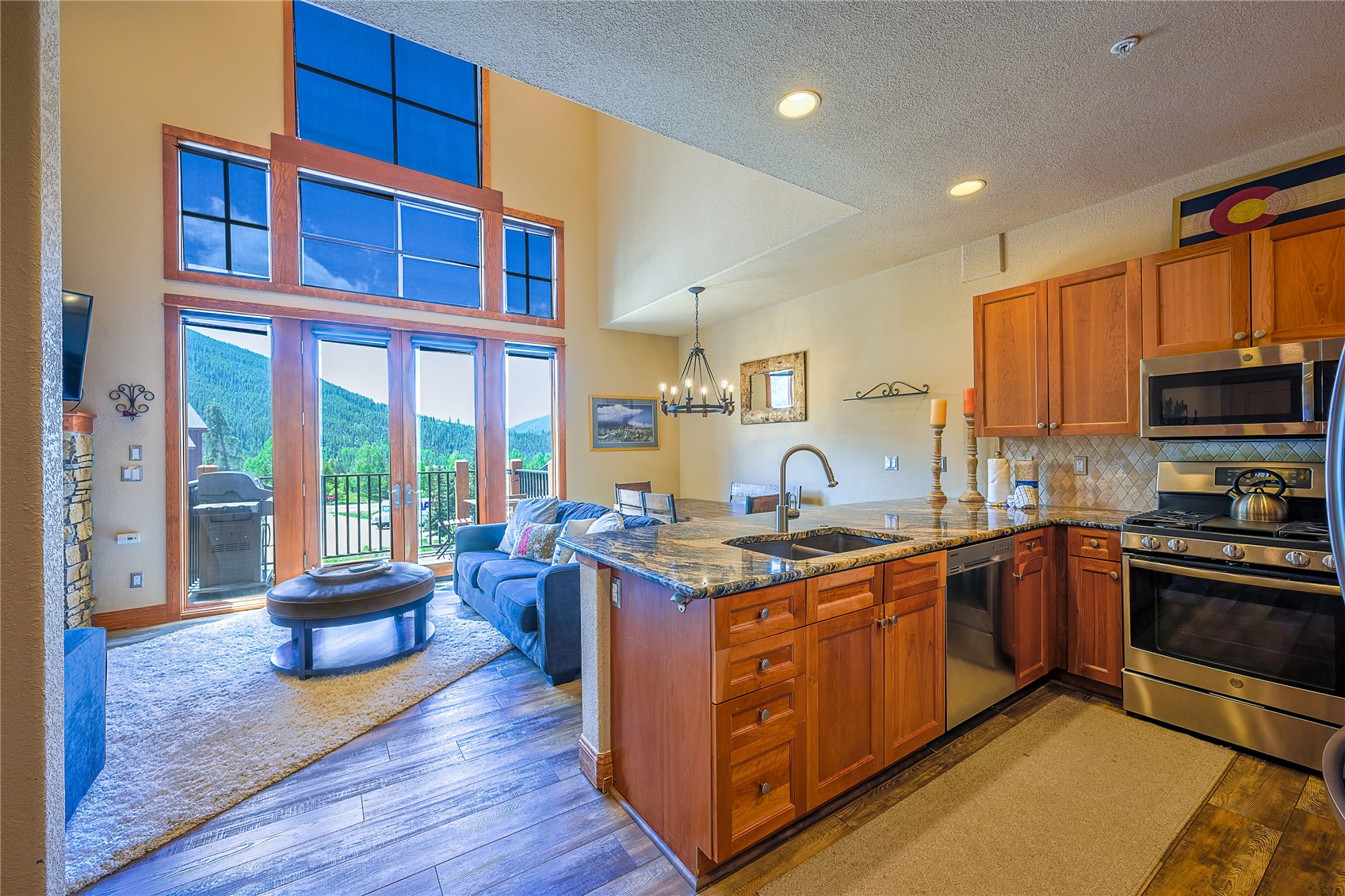 63 Antlers Gulch Road, Unit 104 Keystone, CO 80435 - Photo 1 of 23 Amazing views from the kitchen, living room and dining room!