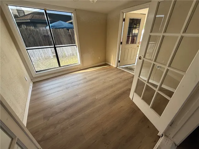 a view of front door