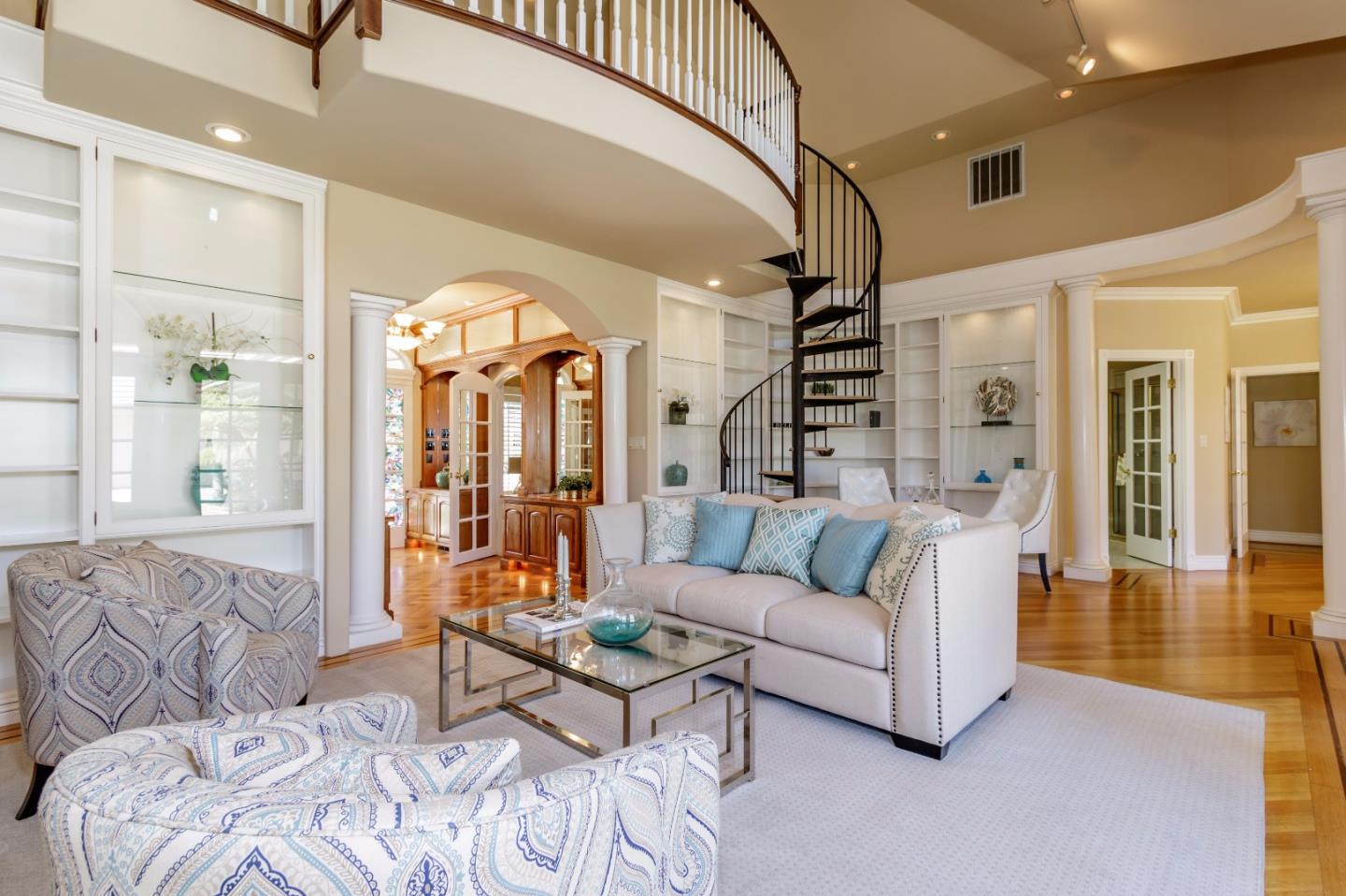 20585 Scofield Drive Cupertino, CA 95014 - Photo 8 of 32 a living room with furniture and wooden floor
