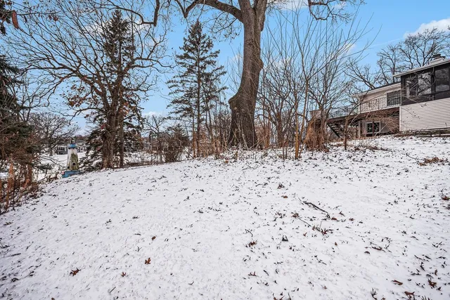 a view of snow covered with snow