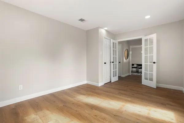 a view of empty room