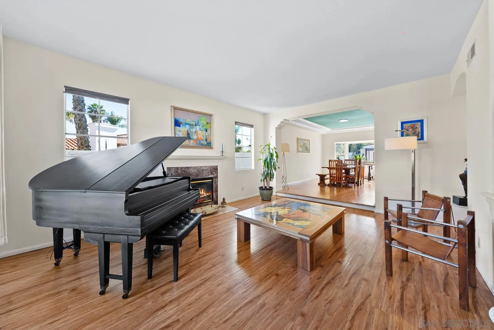 308 Crestview Drive Bonita, CA 91902 - Photo 13 of 37 a living room with furniture and a wooden floor