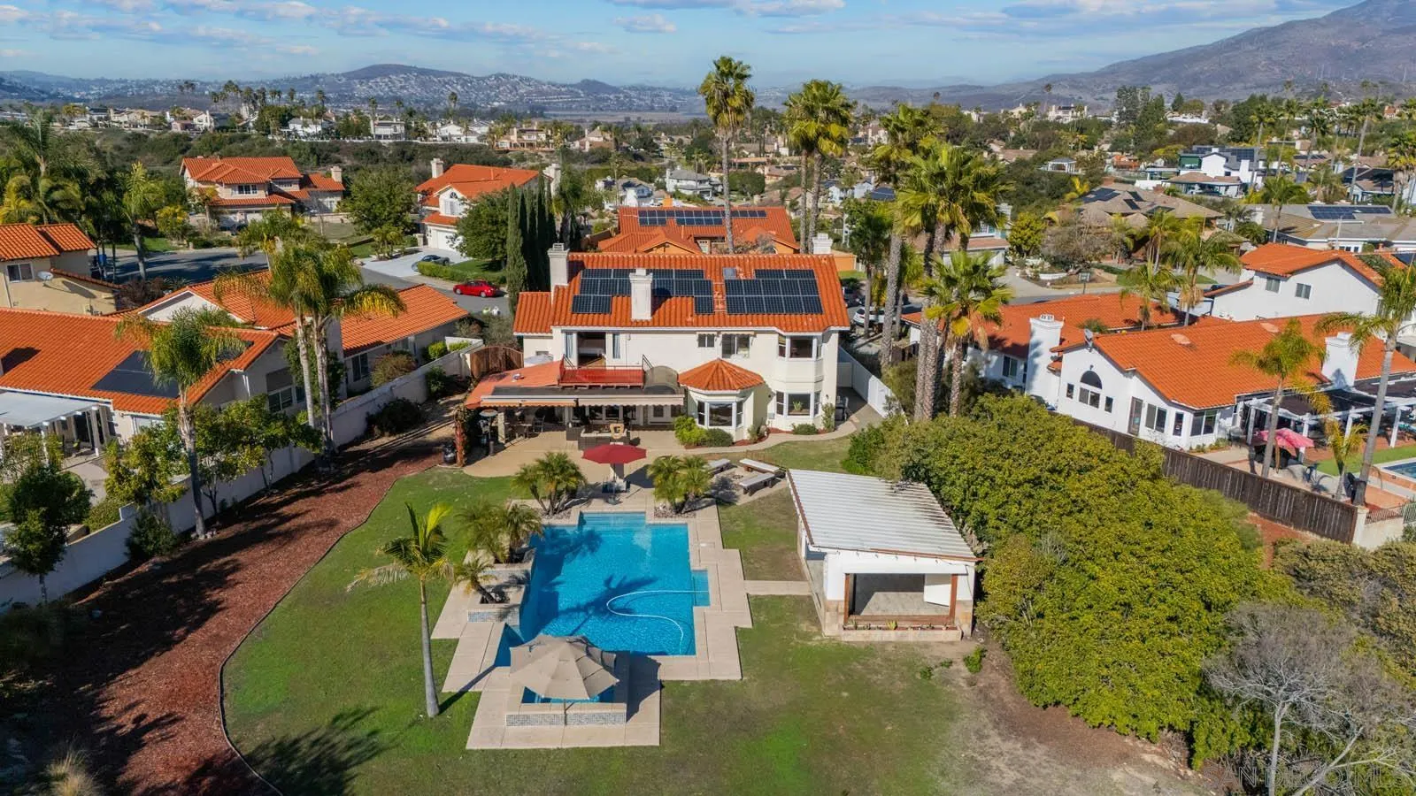 308 Crestview Drive Bonita, CA 91902 - Photo 8 of 37 an aerial view of a house with a garden