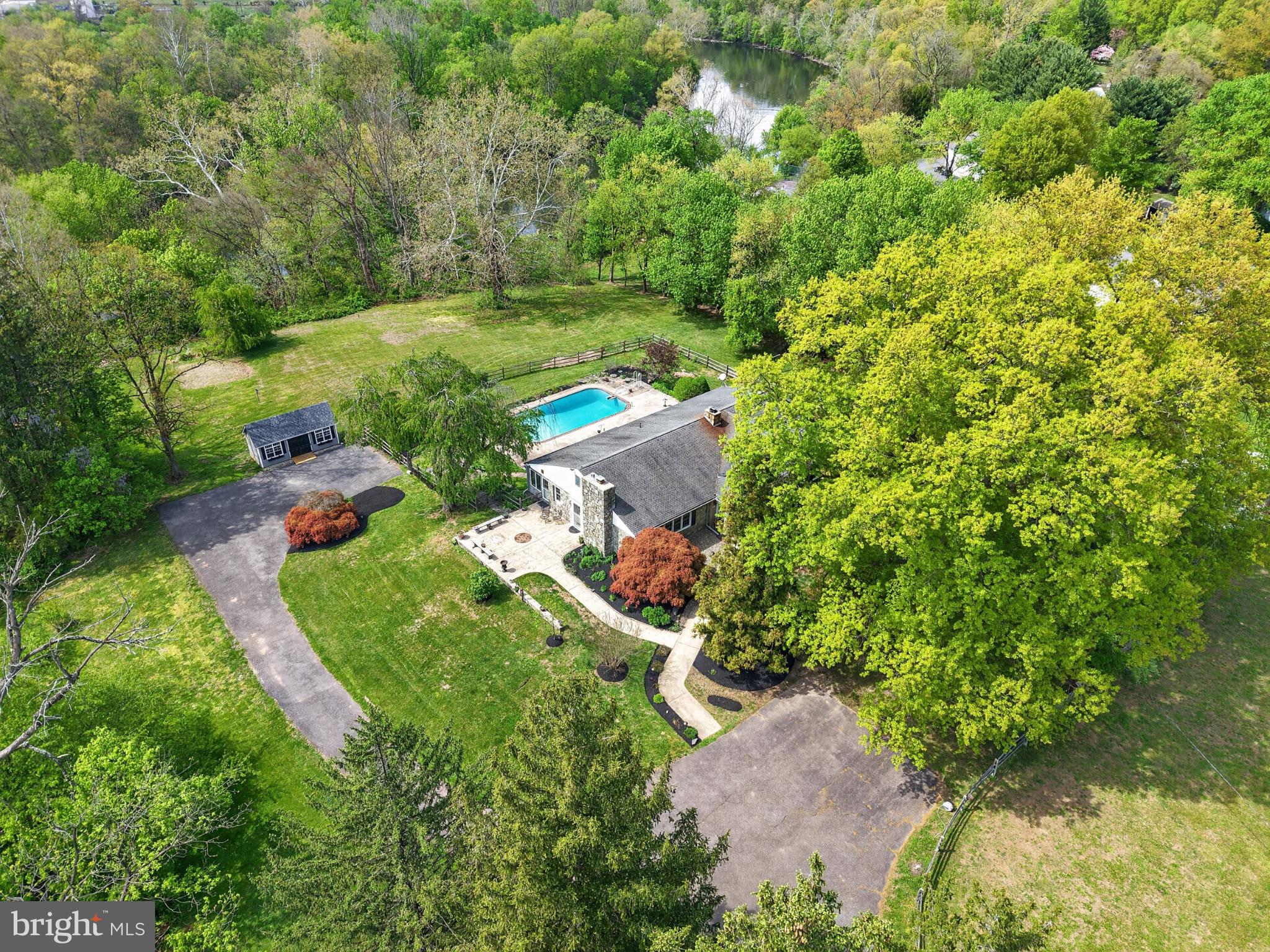 300 Sanatoga Road Pottstown, PA 19465 - Photo 16 of 79 Serene retreat with lush greenery.