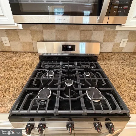 a close view of stove