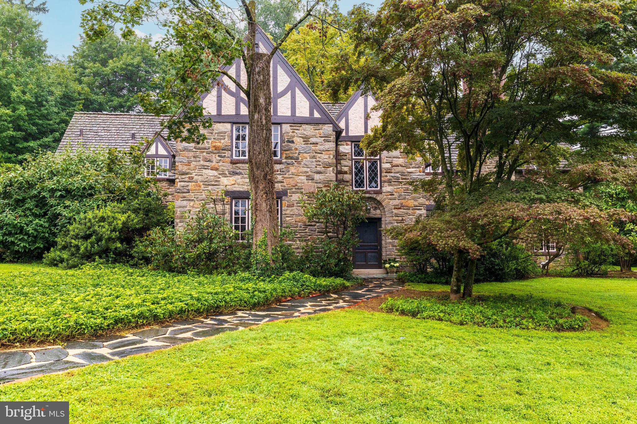 1356 Barrowdale Road Jenkintown, PA 19046 - Photo 1 of 35 a view of a house with a yard and tree s