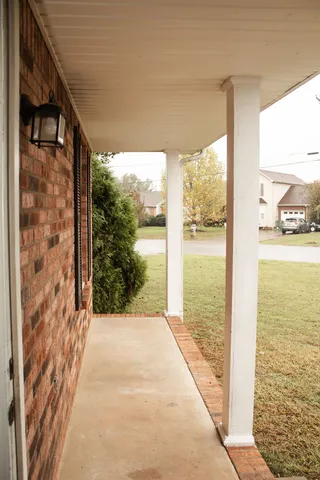 a view of balcony with ocean view