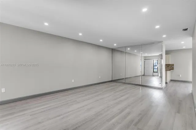 a view of empty room