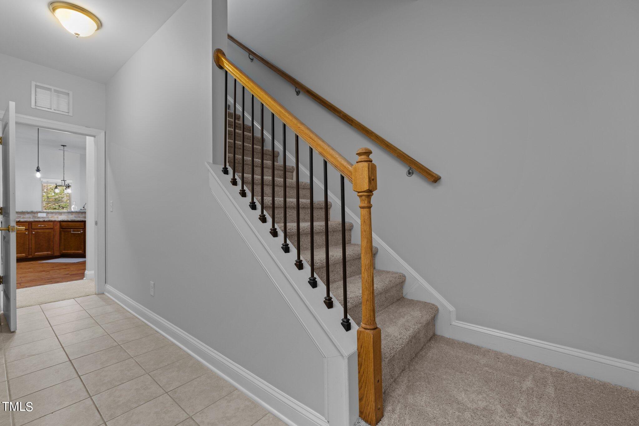 95 Windy Creek Drive Willow Spring, NC 27592 - Photo 30 of 55 a view of entryway and hall with wooden floor