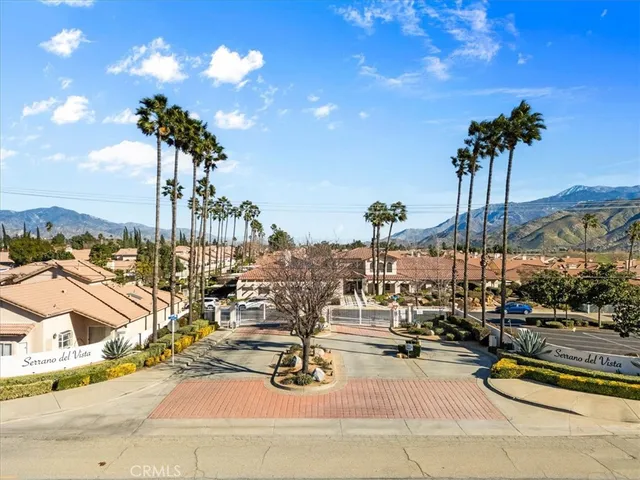 a view of a terrace with seating space