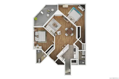 a picture of a floor plan