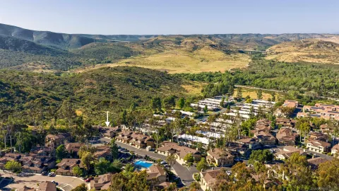 a view of a building with a outdoor space