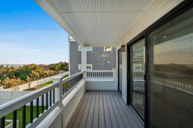 a view of city from balcony