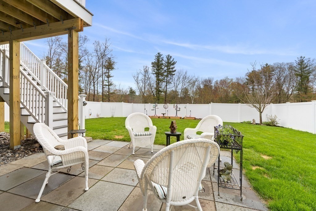 10 Schoolhouse Road, Unit 10 Londonderry, NH 03053 - Photo 31 of 38 a view of an chairs and table in the patio
